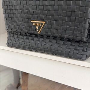 GUESS Black Woven Men's Wallet